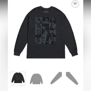 Taylor Swift Eras Tour Black Long Sleeve shirt